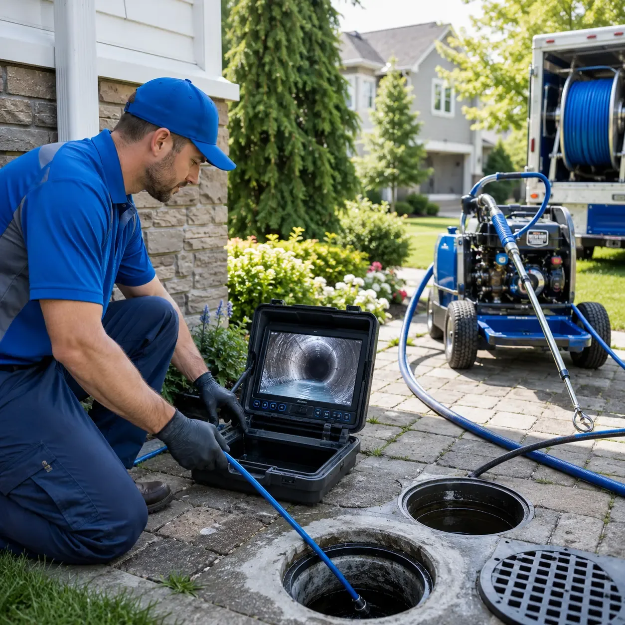 Outdoor drain cleaning professionals serving Williamsville, VA